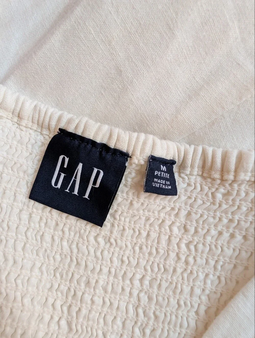 GAP White Sleeveless Linen-Blend Maxi Dress - Picture 10 of 11